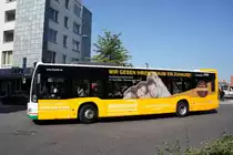 Stadtbus Aschaffenburg / Verkehrsgemeinschaft am Bayerischen Untermain (VAB): Mercedes-Benz Citaro C2 der Stadtwerke Aschaffenburg Verkehrs-GmbH (STWAB), aufgenommen im September 2016 in der Nähe vom Hauptbahnhof in Aschaffenburg.