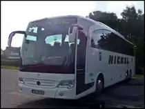 Mercedes Travego von Nickel aus Deutschland in Bergen am 02.07.2014