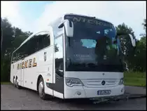 Mercedes Travego von Nickel aus Deutschland in Bergen am 02.07.2014