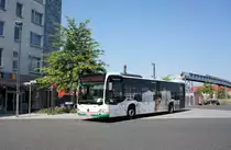 Stadtbus Aschaffenburg / Verkehrsgemeinschaft am Bayerischen Untermain (VAB): Mercedes-Benz Citaro C2 der Stadtwerke Aschaffenburg Verkehrs-GmbH (STWAB), aufgenommen im September 2016 in der Nähe vom Hauptbahnhof in Aschaffenburg.