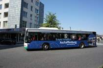 Stadtbus Aschaffenburg / Verkehrsgemeinschaft am Bayerischen Untermain (VAB): Mercedes-Benz Citaro Facelift der Stadtwerke Aschaffenburg Verkehrs-GmbH (STWAB), aufgenommen im September 2016 in der Nähe vom Hauptbahnhof in Aschaffenburg.