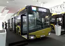 IAA 2016 in Hannover. Zu sehen hier der Solaris Hybrid. Aufnahme vom 29.09.2016