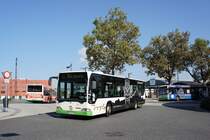 Stadtbus Aschaffenburg / Verkehrsgemeinschaft am Bayerischen Untermain (VAB): Mercedes-Benz Citaro der Stadtwerke Aschaffenburg Verkehrs-GmbH (STWAB), aufgenommen im September 2016 in der Nähe vom Hauptbahnhof in Aschaffenburg.