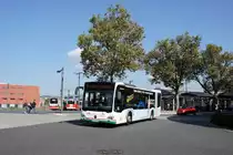 Stadtbus Aschaffenburg / Verkehrsgemeinschaft am Bayerischen Untermain (VAB): Mercedes-Benz Citaro C2 der Stadtwerke Aschaffenburg Verkehrs-GmbH (STWAB), aufgenommen im September 2016 in der Nähe vom Hauptbahnhof in Aschaffenburg.
