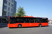Bus Aschaffenburg / Verkehrsgemeinschaft am Bayerischen Untermain (VAB): MAN Lion's City Ü der Verkehrsgesellschaft mbH Untermain (VU) / Untermainbus, aufgenommen im September 2016 in der Nähe vom Hauptbahnhof in Aschaffenburg.