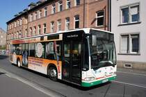 Stadtbus Aschaffenburg / Verkehrsgemeinschaft am Bayerischen Untermain (VAB): Mercedes-Benz Citaro der Stadtwerke Aschaffenburg Verkehrs-GmbH (STWAB), aufgenommen im September 2016 in der Nähe vom Hauptbahnhof in Aschaffenburg.