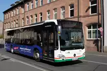 Stadtbus Aschaffenburg / Verkehrsgemeinschaft am Bayerischen Untermain (VAB): Mercedes-Benz Citaro C2 der Stadtwerke Aschaffenburg Verkehrs-GmbH (STWAB), aufgenommen im September 2016 in der Nähe vom Hauptbahnhof in Aschaffenburg.