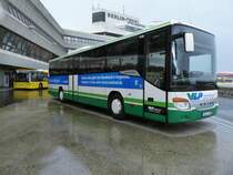 Setra S 415 UL der Verkehrsgesellschaft Ludwigslust -Parchim VLP am Flughafen Berlin -Tegel im September 2016.