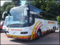 Volvo 9700 von Jørns Busrejser aus Dänemark im Stadthafen Sassnitz am 02.07.2014