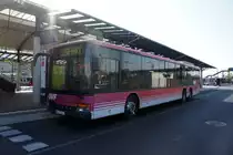 Bus Aschaffenburg / Verkehrsgemeinschaft am Bayerischen Untermain (VAB): Setra S 319 NF vom Omnibusverkehr Franken GmbH (OVF) / Frankenbus, aufgenommen im September 2016 in der N�he vom Hauptbahnhof in Aschaffenburg.