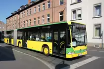 Bus Aschaffenburg / Verkehrsgemeinschaft am Bayerischen Untermain (VAB): Mercedes-Benz Citaro G (ehemals Kleinhenz O.K.-Touristik GmbH, Lackierung: Stadtwerke Schweinfurt) vom Busreiseunternehmen Lo Re - Reisen, aufgenommen im September 2016 in der Nähe vom Hauptbahnhof in Aschaffenburg.
