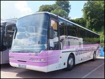 Neoplan Euroliner von Schumacher aus Deutschland im Stadthafen Sassnitz am 02.07.2014