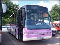 Neoplan Euroliner von Schumacher aus Deutschland im Stadthafen Sassnitz am 02.07.2014
