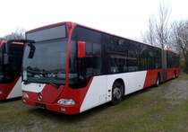 Mercedes Citaro wartet auf neuen Besitzer. Abgestellt in Steimbke. Aufgenommen am 01.12.2014