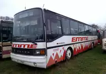 Alter Setra 215 UL abgestellt und bereit für die Verschrottung. Aufgenommen am 01.12.2014