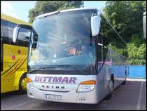 Setra 415 GT-HD von Dittmar aus Deutschland im Stadthafen Sassnitz am 02.07.2014