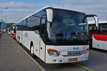 . VK 1500, Setra S 419 UL, von Voyages Koob, stand am 06.10.2016 in Ettelbrück nahe dem Bahnhof.