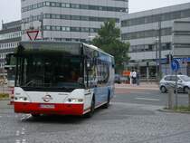 Neoplan,Wagen 0007,Linie 394 nach BO Eppendorf Narzissenstrasse.
(28.08.2008)
