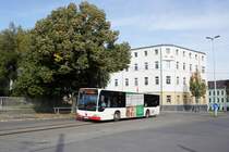 Stadtbus Zwickau: Mercedes-Benz Citaro Facelift der SVZ Zwickau, aufgenommen im Oktober 2016 am Hauptbahnhof in Zwickau.