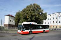Stadtbus Zwickau: Mercedes-Benz Citaro CNG der SVZ Zwickau, aufgenommen im Oktober 2016 am Hauptbahnhof in Zwickau.