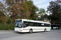 Bus Aue / Bus Erzgebirge: MAN EL der RVE (Regionalverkehr Erzgebirge GmbH), aufgenommen im Oktober 2016 am Bahnhof von Aue (Sachsen).