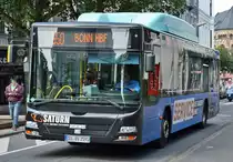MAN NL 283 Lion`s City, Erdgasfahrzeug, SU-BV 2590 in Bonn 14.08.2016