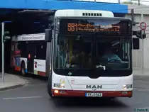 MAN Lion's City CNG der Stadtverkehrsgesellschaft mbH Frankfurt Oder in Frankfurt am 09.06.2016