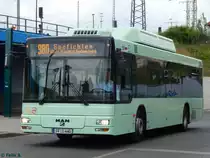 MAN Niederflurbus 2. Generation CNG der Stadtverkehrsgesellschaft mbH Frankfurt Oder in Frankfurt am 09.06.2016