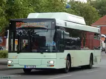 MAN Niederflurbus 2. Generation CNG der Stadtverkehrsgesellschaft mbH Frankfurt Oder in Frankfurt am 09.06.2016