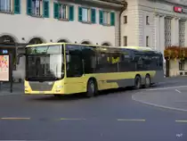 STI - MAN Lion`s City Nr.151  BE 801151 vor dem Bahnhof Thun am 28.10.2016