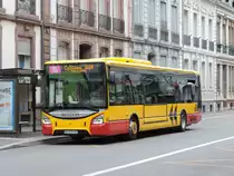 Mulhouse, 8. April 2016 : Urbanway 12 Nr 407 auf der Linie 16 im Einsatz.