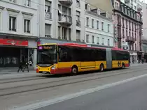 Mulhouse, 8. April 2016 : Iveco Urbanway Nr 707 auf der Linie 16 im Einsatz.