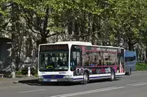 Mercedes Citaro von SWEG, auf der Linie 55, fährt zur Haltestelle am Badischen Bahnhof. Die Aufnahme stammt vom 26.08.2015.