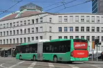 Mercedes Citaro 721, auf der Linie 50, fährt zur Haltestelle Brausebad. Die Aufnahme stammt vom 26.08.2015.