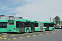 MAN Bus 755 ist ausgemustert worden und steht auf dem Hof der Garage Rankstrasse. Die Aufnahme stammt vom 27.08.2015.