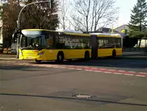 Scania Citywide auf der Linie 135 nach S+U Bahnhof Berlin Rathaus Spandau an der Haltestelle Berlin Spandau Am Omnibushof.(12.11.2016)
