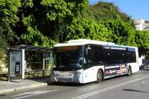 Bus Spanien / Bus Málaga: Castrosua Magnus / Irisbus Citelis der EMT Málaga (Empresa Malagueña de Transportes), aufgenommen im November 2016 im Stadtgebiet von Málaga.