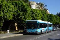 Bus Spanien / Bus Mlaga: Mercedes-Benz O 405 GN HISPANO der EMT Mlaga (Empresa Malaguea de Transportes), aufgenommen im November 2016 im Stadtgebiet von Mlaga.