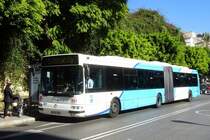 Bus Spanien / Bus Málaga: Gelenkbus Irisbus Agora / Hispano der EMT Málaga (Empresa Malagueña de Transportes), aufgenommen im November 2016 im Stadtgebiet von Málaga.