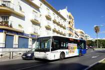 Bus Spanien / Bus Marbella: Castrosua Magnus / MAN der Grupo Avanza / Avanza Bus (Autobuses Portillo), aufgenommen im November 2016 im Stadtgebiet von Marbella.