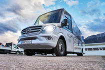 Dieser Mercedes - Kutsenits Sprinter ist das neuste Fahrzeug im Fuhrpark der OGV und seit ungefähr zwei Wochen im Einsatz.
Hier zu sehen am 18.11.2016 bei der Lagerhaus-Tankstelle in Greifenburg.