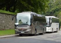 Volvo Reisebus am 07.09.16 in Bergen (NOR)