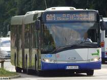 Solaris Urbino 18 von Beelitzer Verkehrs- und Servicegesellschaft mbH in Potsdam am 24.08.2015