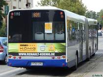 Solaris Urbino 18 von Beelitzer Verkehrs- und Servicegesellschaft mbH in Potsdam am 24.08.2015
