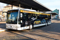 Mercedes benz Citaro Verkehrsbetriebe Nordhausen am bahnhofsvorplatz Nordhausen. 13.11.2016