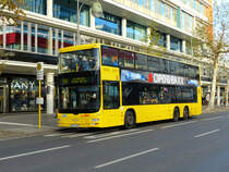 MAN Lion's City DD der BVG Wagen 3110, Berlin im November 2016.