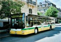 TN Neuch�tel Nr. 207/NE 114'207 MAN am 2. August 2008 Neuch�tel, Place Pury