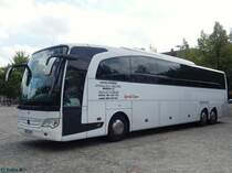 Mercedes Travego von Jaromír Dvořák - Doprava-Servis aus Tschechien in Potsdam am 24.08.2015