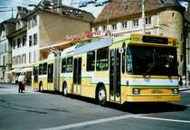 TN Neuch�tel Nr. 106 NAW/Hess Gelenktrolleybus am 2. August 2008 Neuch�tel, Place Pury