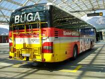 Lion's Regio mit Werbung fürs Bündner Generalabo am 22.6.13 auf dem Postdeck Chur.